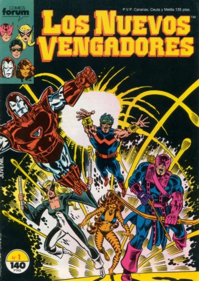 Cover for Los Nuevos Vengadores (Planeta DeAgostini, 1987 series) #1