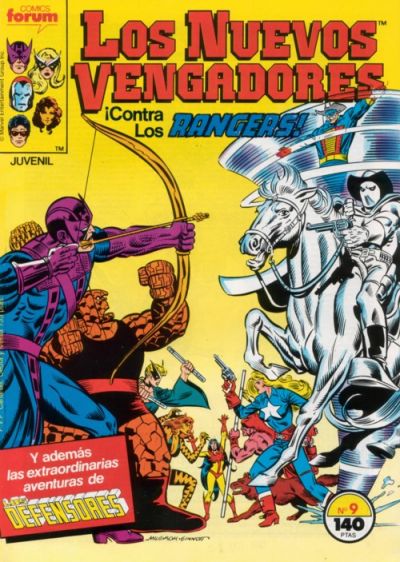 Cover for Los Nuevos Vengadores (Planeta DeAgostini, 1987 series) #9