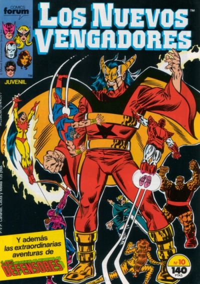 Cover for Los Nuevos Vengadores (Planeta DeAgostini, 1987 series) #10