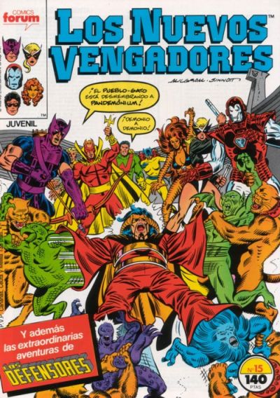 Cover for Los Nuevos Vengadores (Planeta DeAgostini, 1987 series) #15