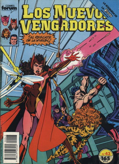 Cover for Los Nuevos Vengadores (Planeta DeAgostini, 1987 series) #43