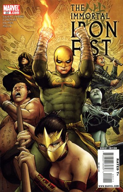 Cover for The Immortal Iron Fist (Marvel, 2007 series) #22