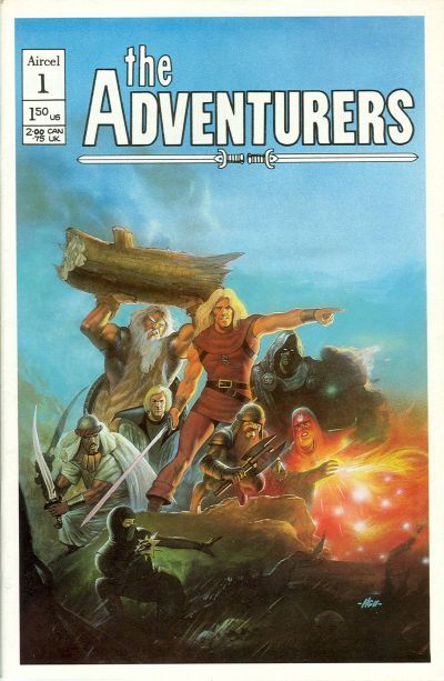 Cover for The Adventurers (Aircel Publishing, 1986 series) #1 [Regular Cover]
