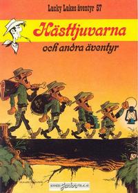 Cover for Lucky Lukes äventyr / Lucky Luke klassiker (Bonniers, 1971 series) #57 - Hästtjuvarna och andra äventyr