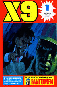 Cover Thumbnail for X9 (Semic, 1969 series) #1/1970