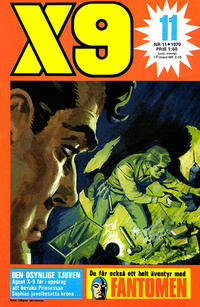 Cover Thumbnail for X9 (Semic, 1969 series) #11/1970