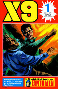 Cover Thumbnail for X9 (Semic, 1969 series) #1/1971