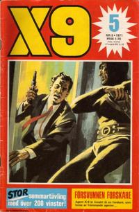 Cover Thumbnail for X9 (Semic, 1969 series) #5/1971