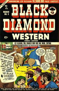 Cover for Black Diamond Western (Lev Gleason, 1949 series) #9