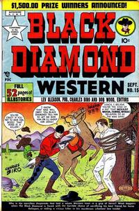 Cover Thumbnail for Black Diamond Western (Lev Gleason, 1949 series) #15