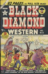 Cover Thumbnail for Black Diamond Western (Lev Gleason, 1949 series) #22