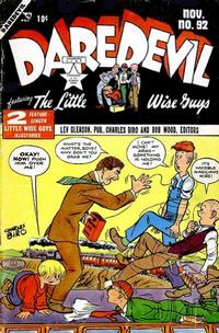 Cover Thumbnail for Daredevil Comics (Lev Gleason, 1941 series) #92