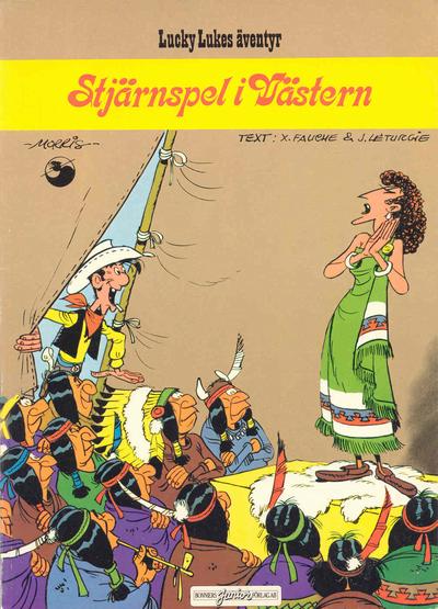 Cover for Lucky Lukes äventyr / Lucky Luke klassiker (Bonniers, 1971 series) #46 - Stjärnspel i Vilda Västern