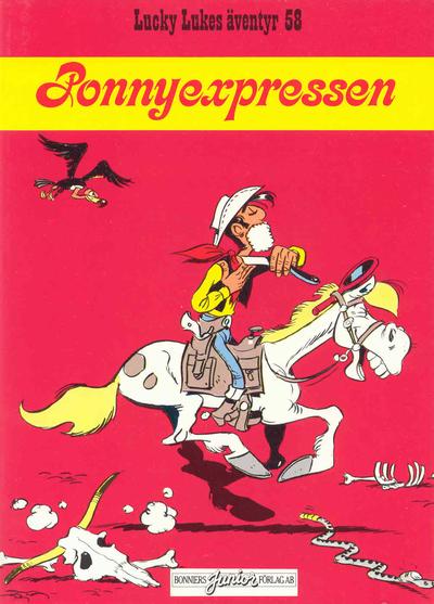 Cover for Lucky Lukes äventyr / Lucky Luke klassiker (Bonniers, 1979 series) #58 - Ponnyexpressen