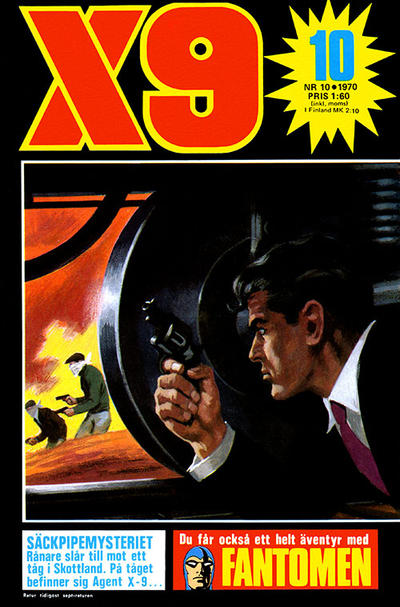Cover for X9 (Semic, 1969 series) #10/1970