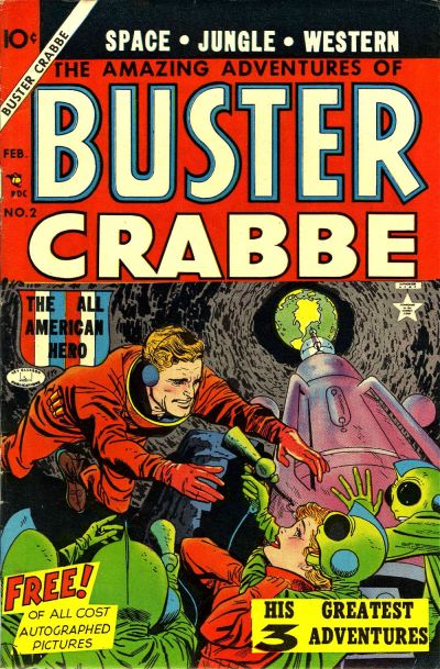 Cover for Buster Crabbe (Lev Gleason, 1953 series) #2