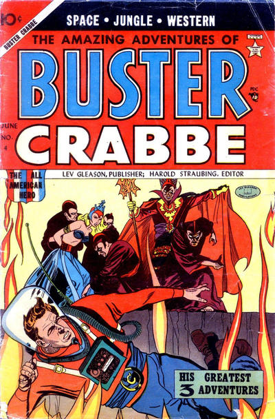 Cover for Buster Crabbe (Lev Gleason, 1953 series) #4