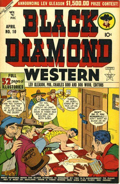 Cover for Black Diamond Western (Lev Gleason, 1949 series) #10