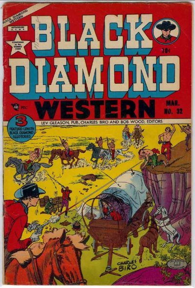 Cover for Black Diamond Western (Lev Gleason, 1949 series) #32
