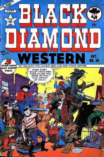 Cover for Black Diamond Western (Lev Gleason, 1949 series) #39