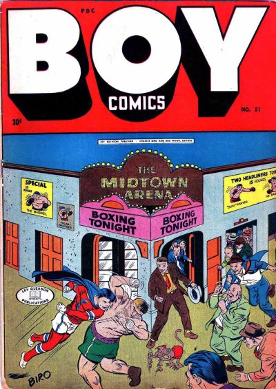 Cover for Boy Comics (Lev Gleason, 1942 series) #21