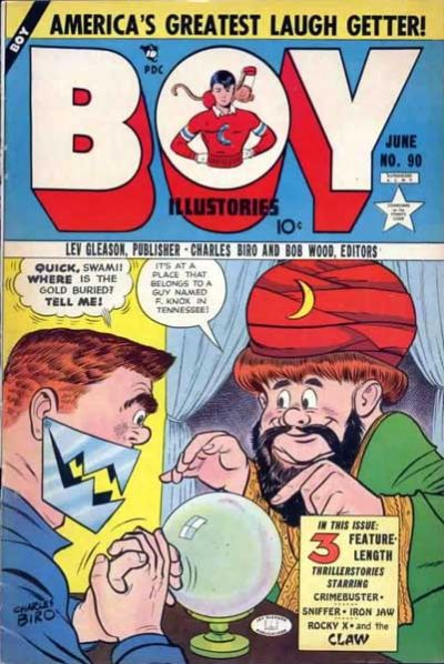 Cover for Boy Comics (Lev Gleason, 1942 series) #90
