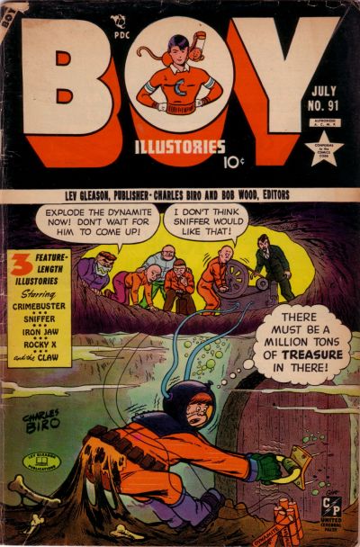 Cover for Boy Comics (Lev Gleason, 1942 series) #91