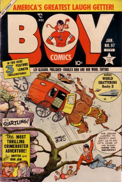 Cover for Boy Comics (Lev Gleason, 1942 series) #97