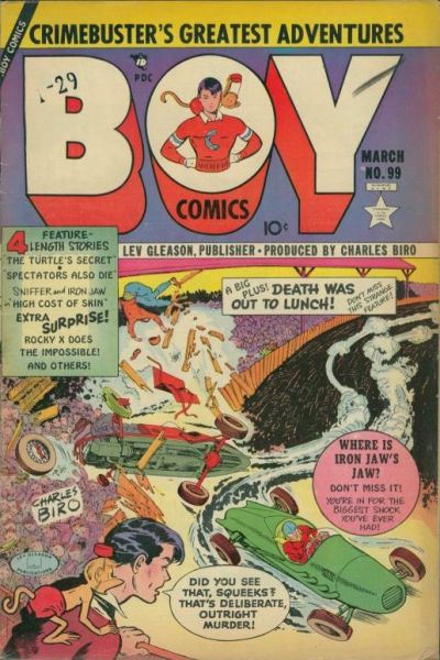 Cover for Boy Comics (Lev Gleason, 1942 series) #99