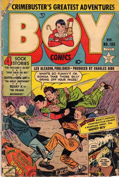 Cover for Boy Comics (Lev Gleason, 1942 series) #105