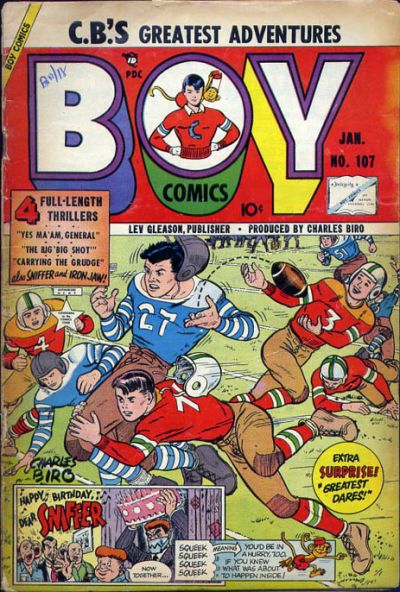 Cover for Boy Comics (Lev Gleason, 1942 series) #107
