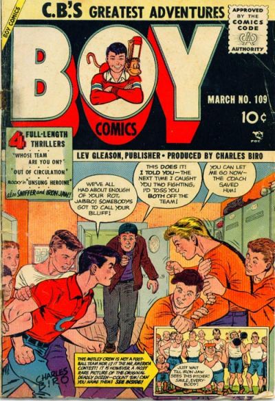 Cover for Boy Comics (Lev Gleason, 1942 series) #109