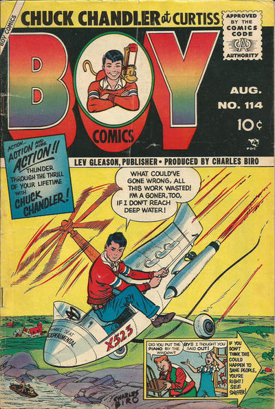 Cover for Boy Comics (Lev Gleason, 1942 series) #114