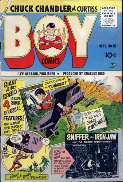Cover for Boy Comics (Lev Gleason, 1942 series) #115