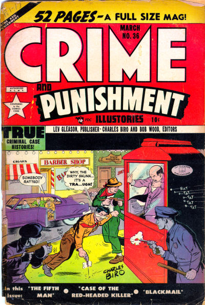 Cover for Crime and Punishment (Lev Gleason, 1948 series) #36
