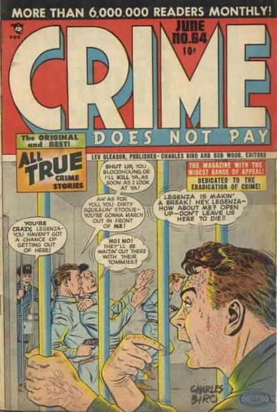 Cover for Crime Does Not Pay (Lev Gleason, 1942 series) #64