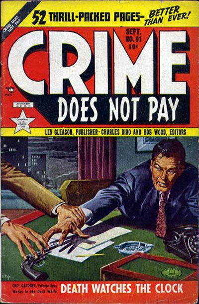 Cover for Crime Does Not Pay (Lev Gleason, 1942 series) #91