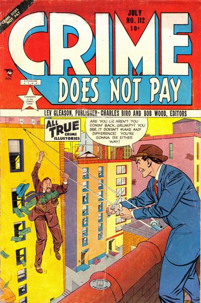 Cover for Crime Does Not Pay (Lev Gleason, 1942 series) #112