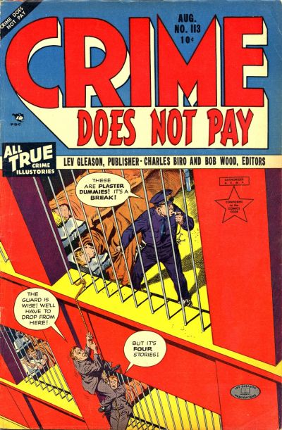 Cover for Crime Does Not Pay (Lev Gleason, 1942 series) #113