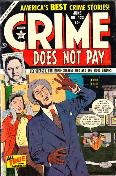 Cover for Crime Does Not Pay (Lev Gleason, 1942 series) #123