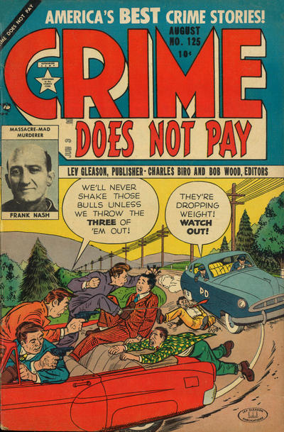 Cover for Crime Does Not Pay (Lev Gleason, 1942 series) #125