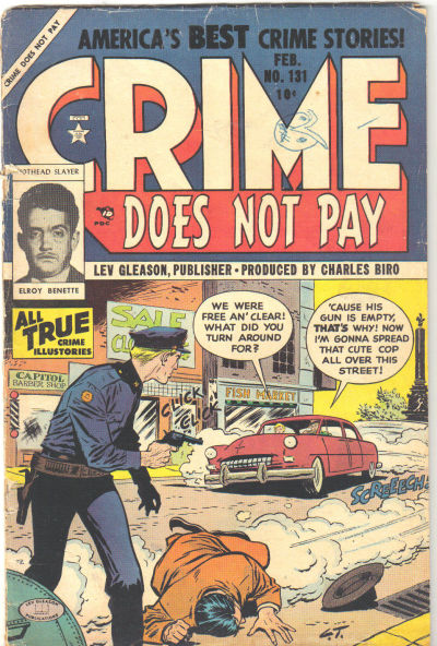 Cover for Crime Does Not Pay (Lev Gleason, 1942 series) #131