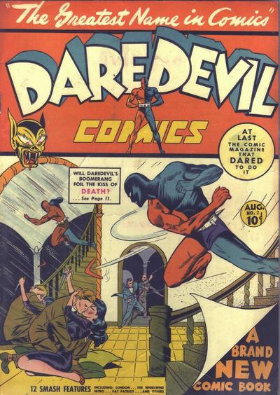 Cover for Daredevil Comics (Lev Gleason, 1941 series) #2