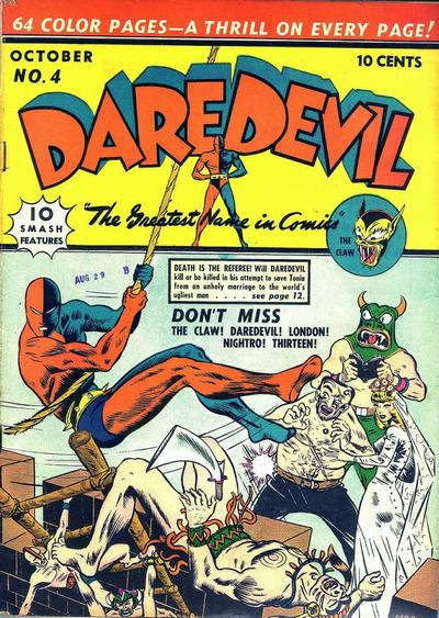 Cover for Daredevil Comics (Lev Gleason, 1941 series) #4