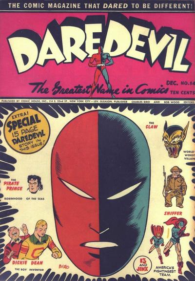 Cover for Daredevil Comics (Lev Gleason, 1941 series) #14