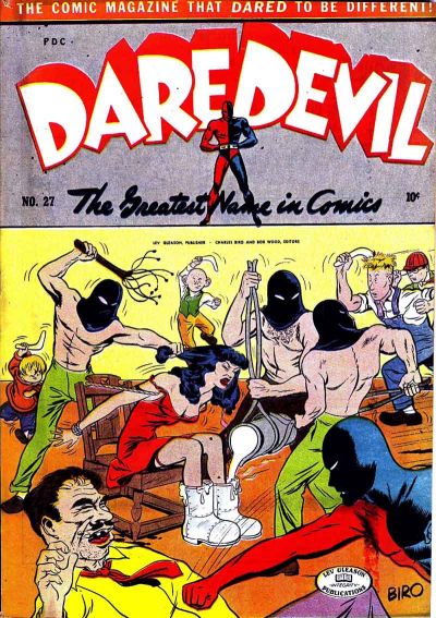 Cover for Daredevil Comics (Lev Gleason, 1941 series) #27