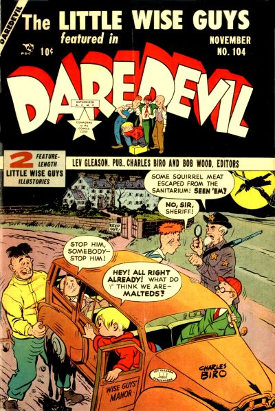 Cover for Daredevil Comics (Lev Gleason, 1941 series) #104