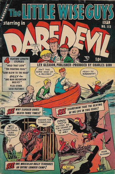 Cover for Daredevil Comics (Lev Gleason, 1941 series) #113