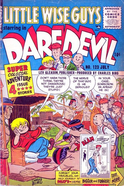 Cover for Daredevil Comics (Lev Gleason, 1941 series) #123