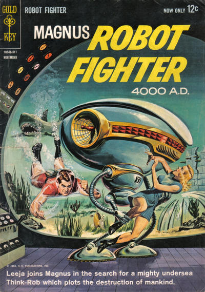 Cover for Magnus, Robot Fighter (Western, 1963 series) #4